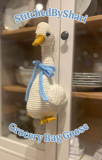 Grocery Bag Goose Crochet Pattern