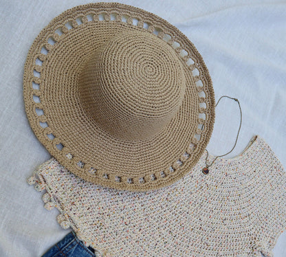 Cool Sun Hat Crochet Pattern