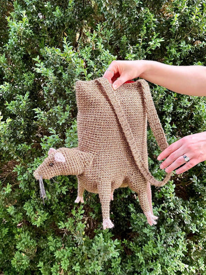 Rat Tote Bag Crochet Pattern