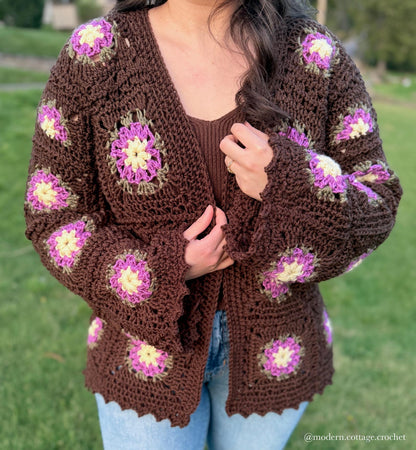Chloe Cardigan Crochet Pattern