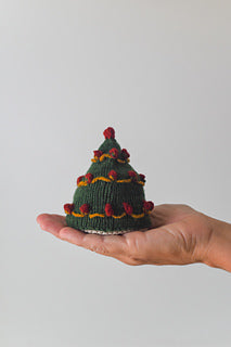 Reversible Tree + Snowman Knitting Pattern