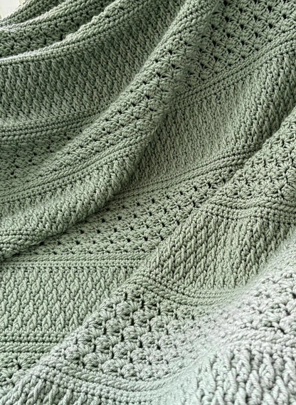 Field and Forest Crochet Throw Pattern