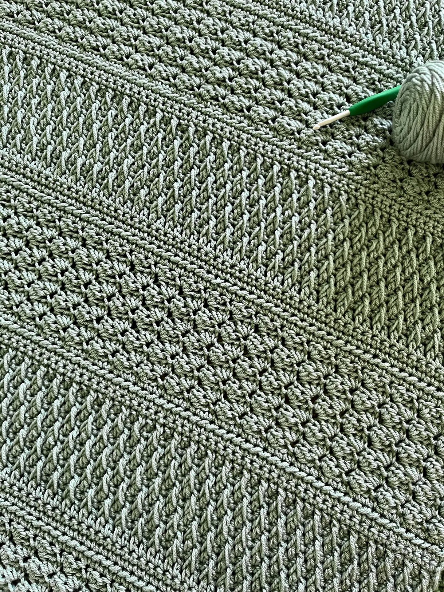 Field and Forest Crochet Throw Pattern