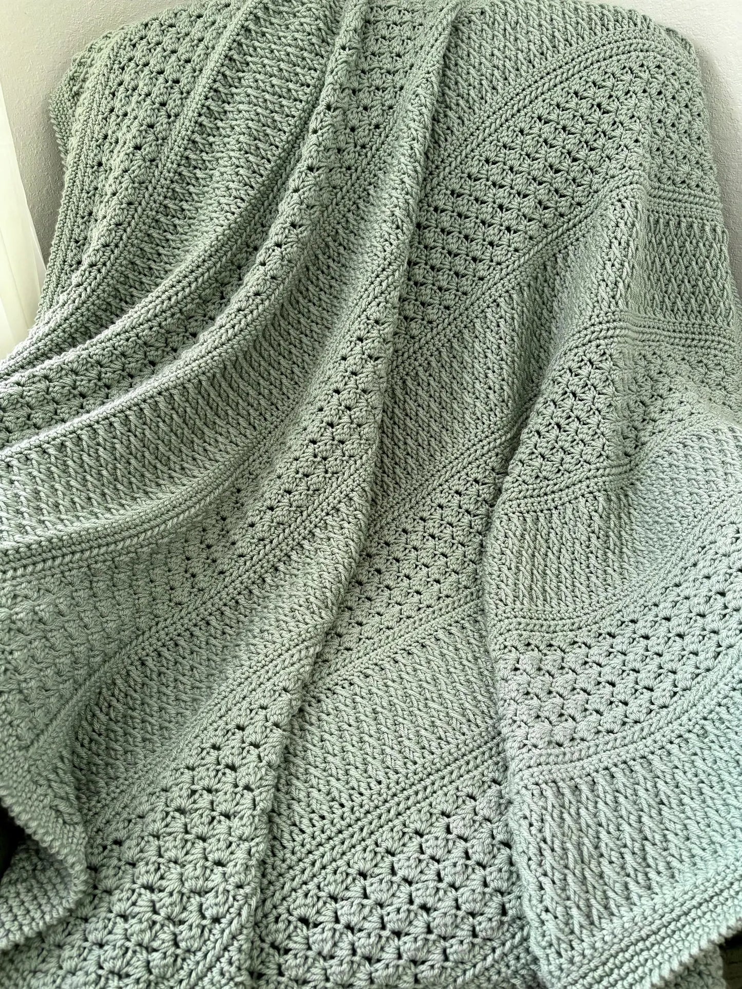 Field and Forest Crochet Throw Pattern