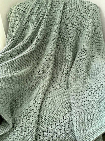 Field and Forest Crochet Throw Pattern