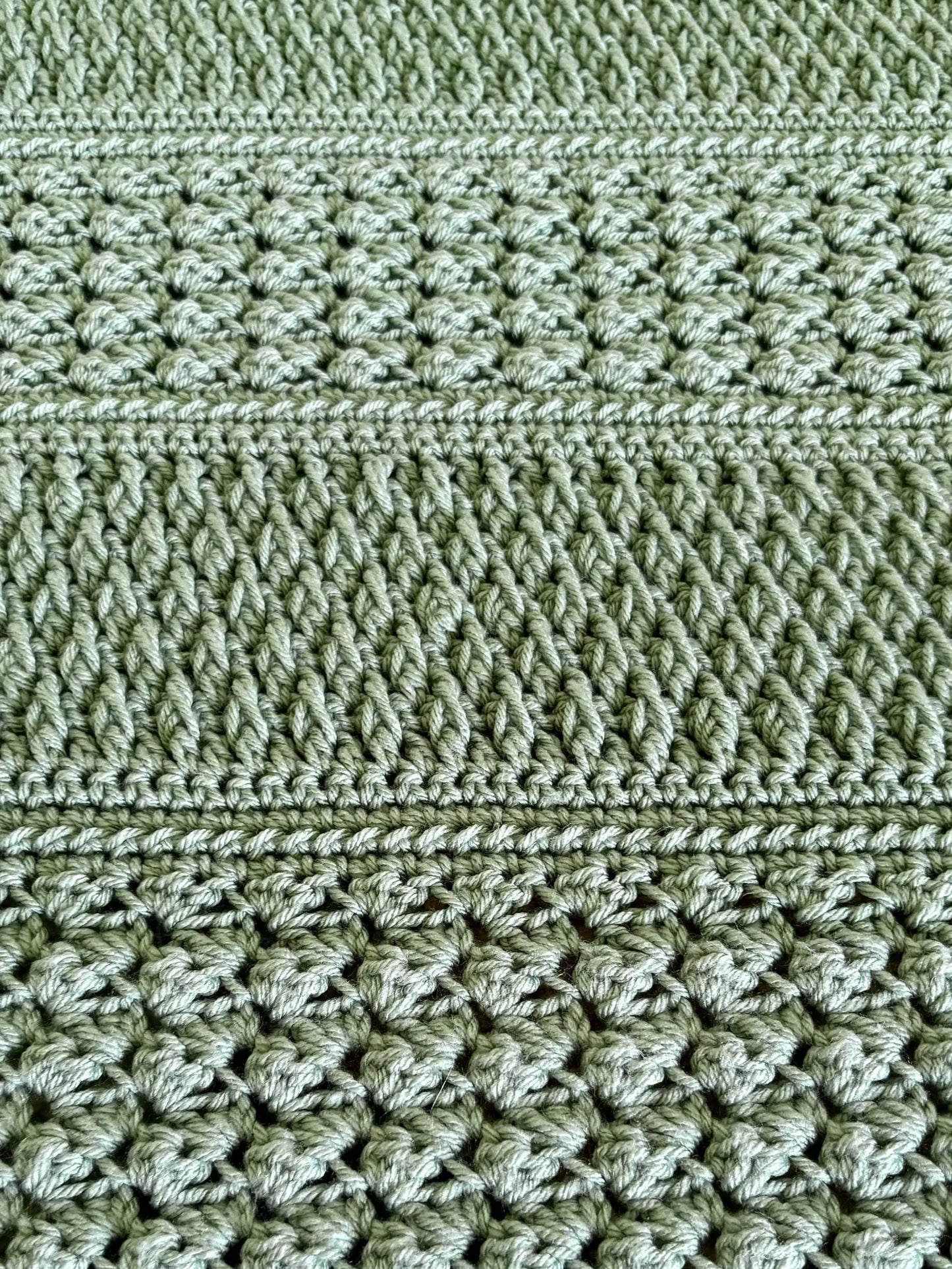 Field and Forest Crochet Throw Pattern