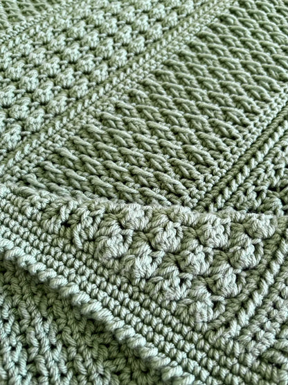 Field and Forest Crochet Throw Pattern