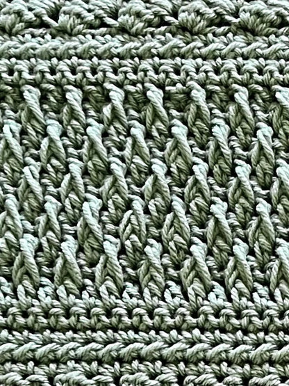 Field and Forest Crochet Throw Pattern