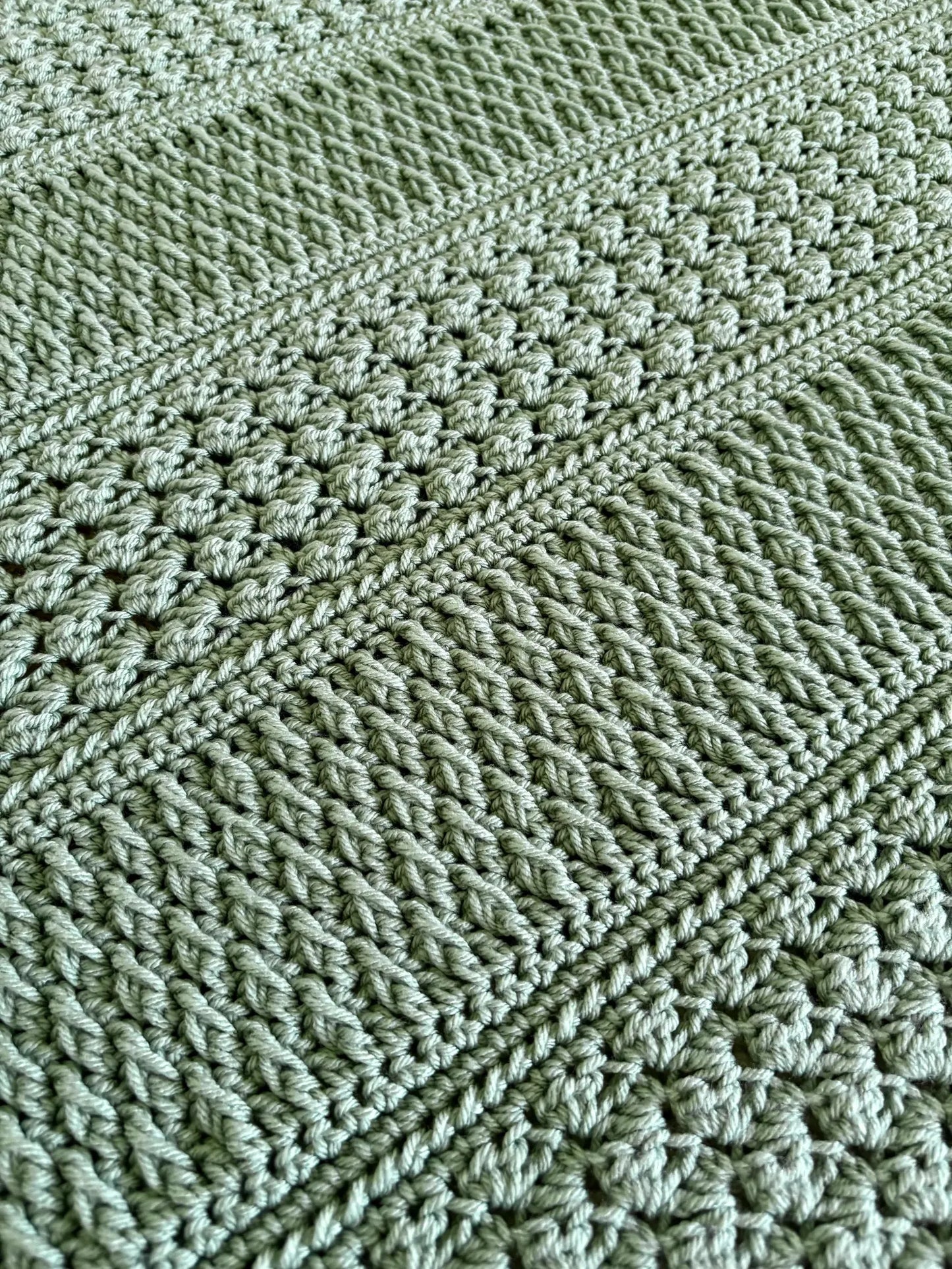 Field and Forest Crochet Throw Pattern