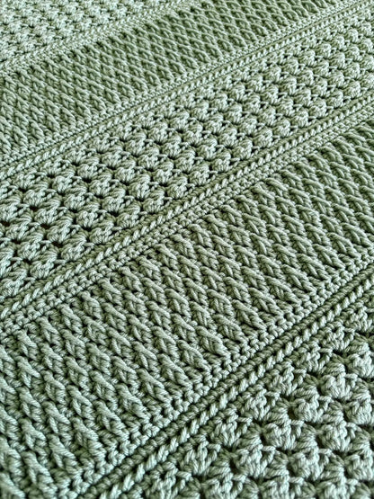 Field and Forest Crochet Throw Pattern