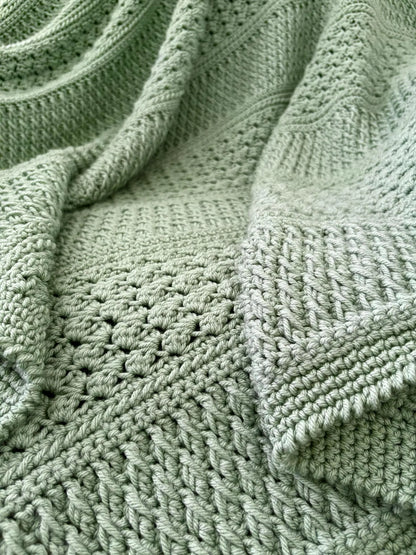 Field and Forest Crochet Throw Pattern