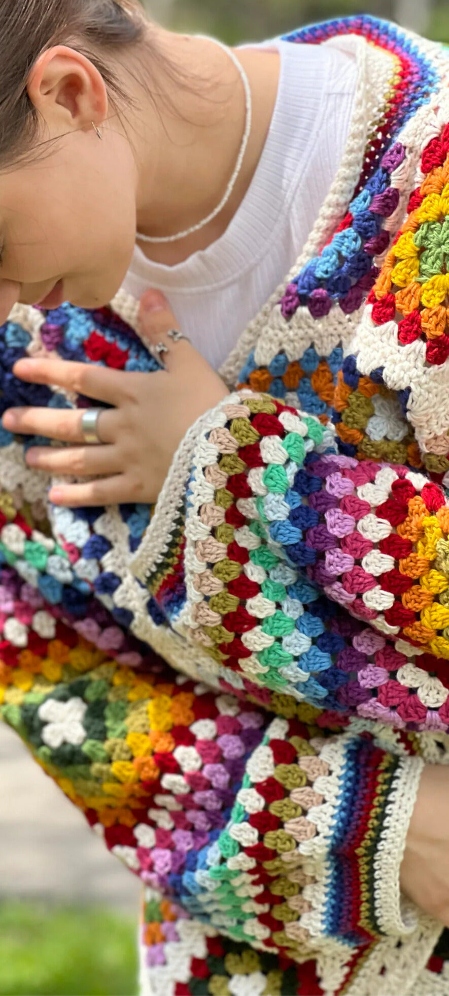 Crochet Granny Square Cardigan Pattern