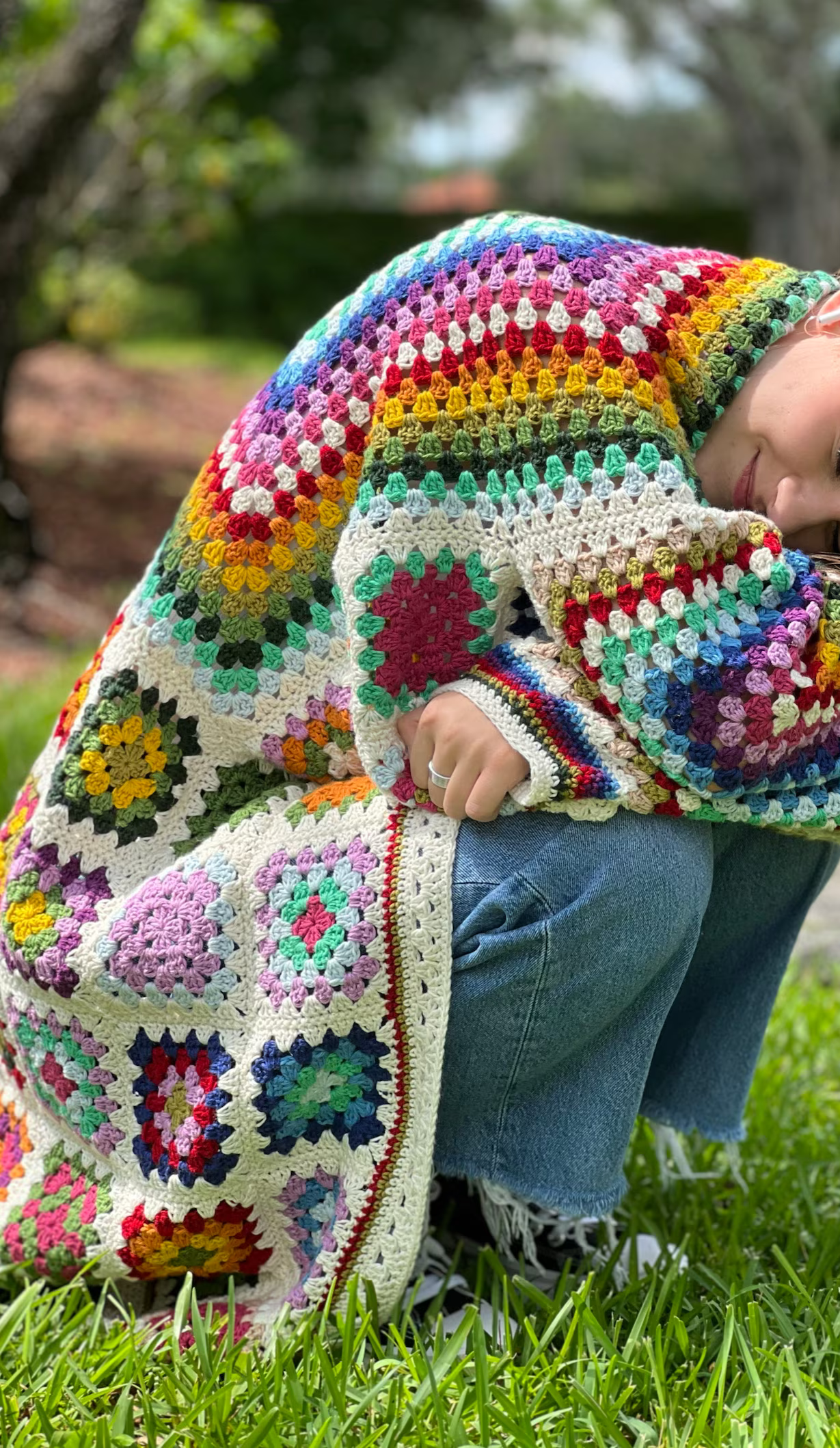 Crochet Granny Square Cardigan Pattern