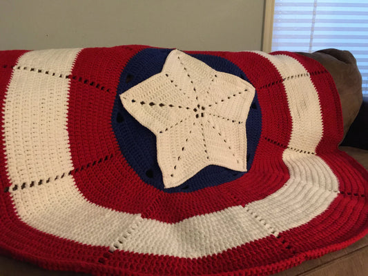 American Hero Blanket Crochet Pattern