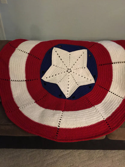 American Hero Blanket Crochet Pattern