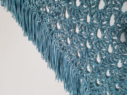 Crochet April Showers Shawl PATTERN