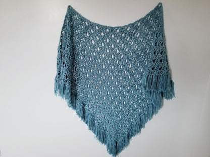 Crochet April Showers Shawl PATTERN