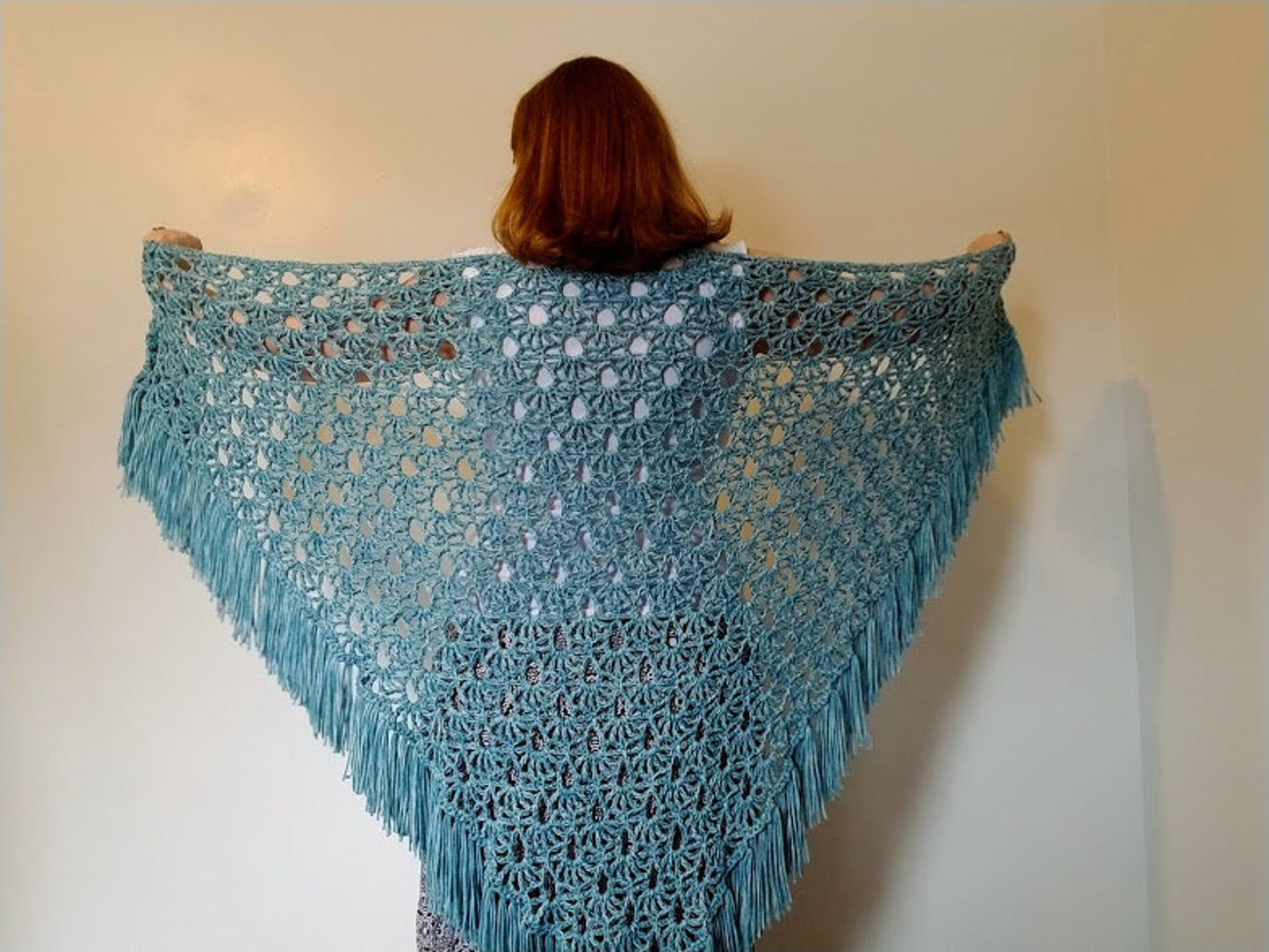 Crochet April Showers Shawl PATTERN