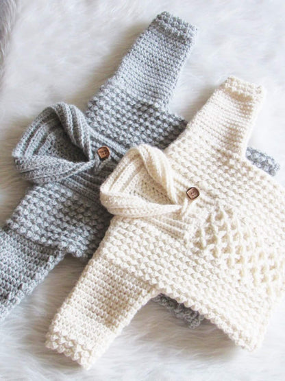 Baby and Toddler Sweater Crochet Pattern