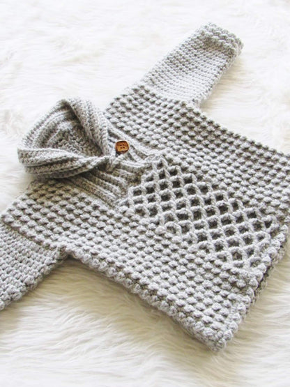 Baby and Toddler Sweater Crochet Pattern