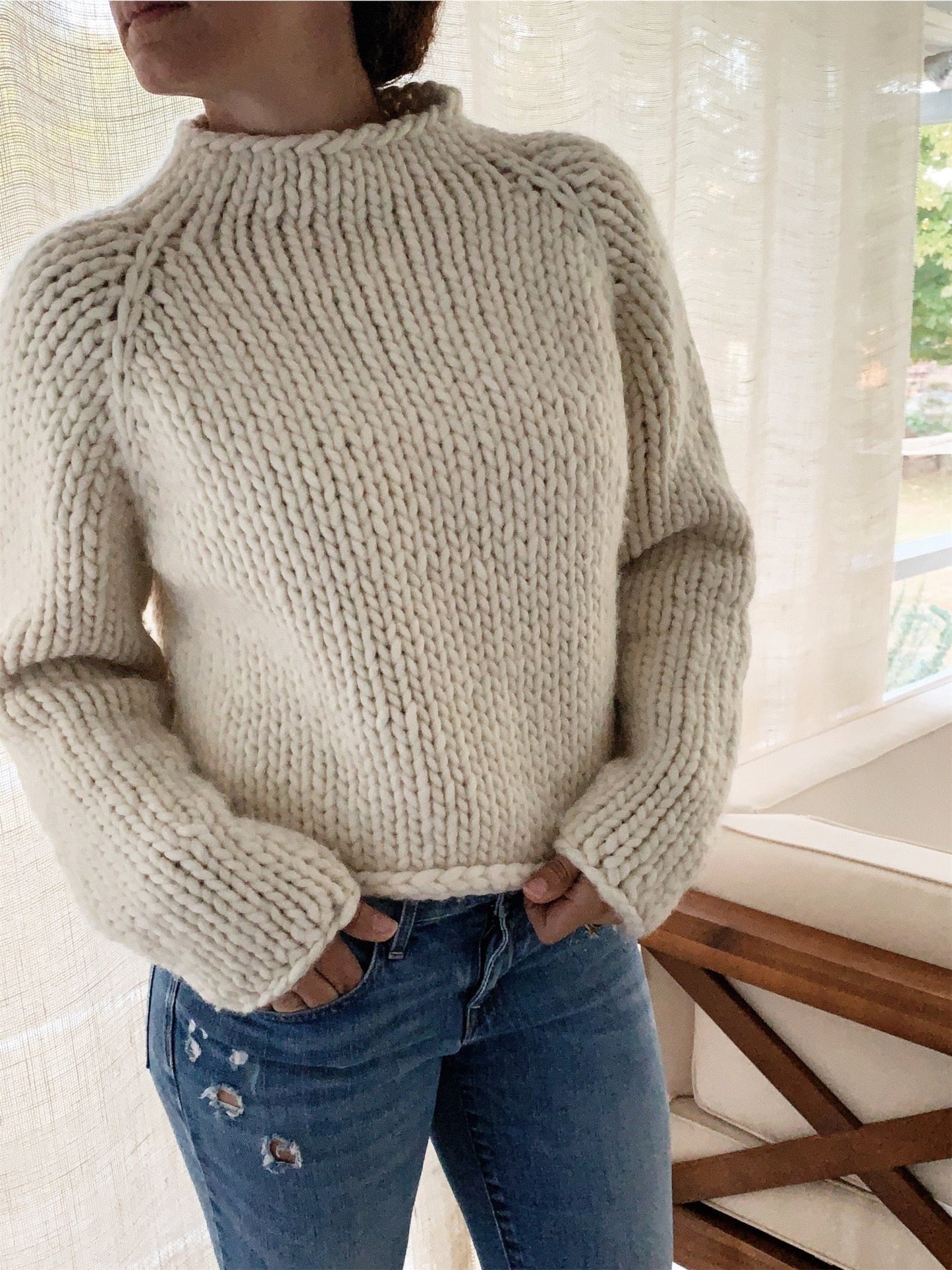 Beginner Friendly Chunky Sweater Knitting Pattern