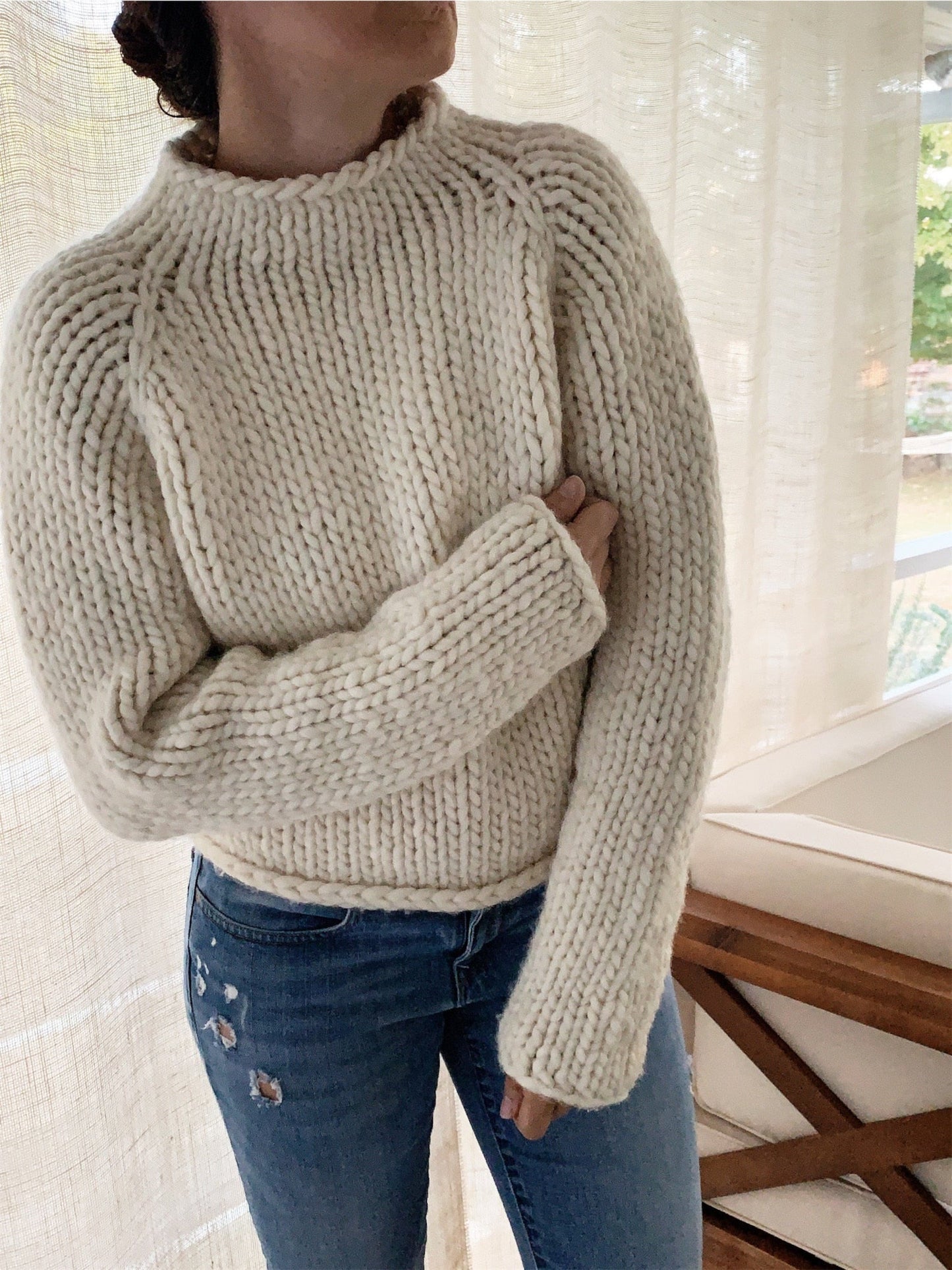 Beginner Friendly Chunky Sweater Knitting Pattern