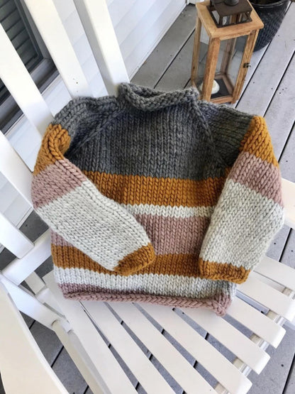 Beginner Friendly Chunky Sweater Knitting Pattern