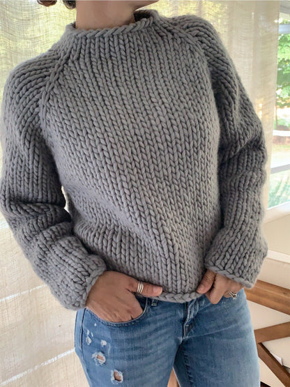 Beginner Friendly Chunky Sweater Knitting Pattern