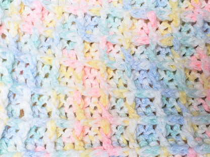 Waffle Stitch Baby Blanket Crochet