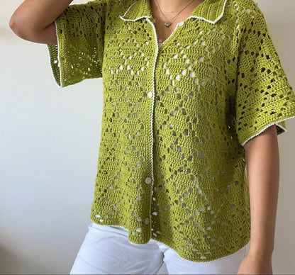 Yolanda Shirt Crochet Pattern