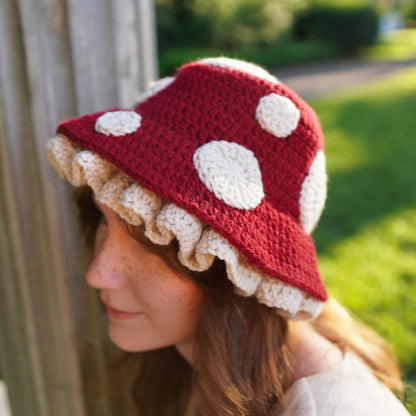 Mushroom Hat Crochet Pattern
