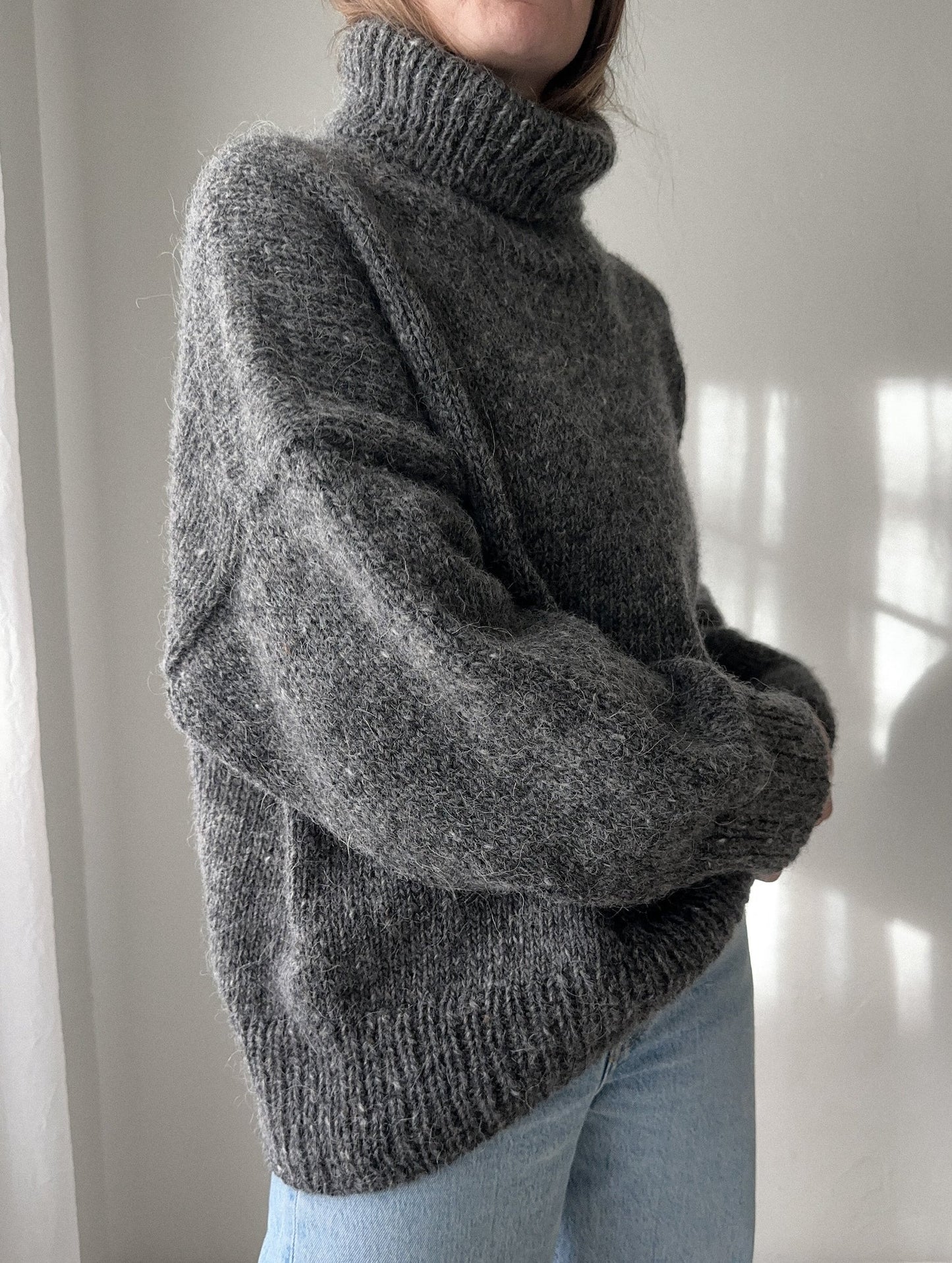 Oversized Sweater Knitting Pattern