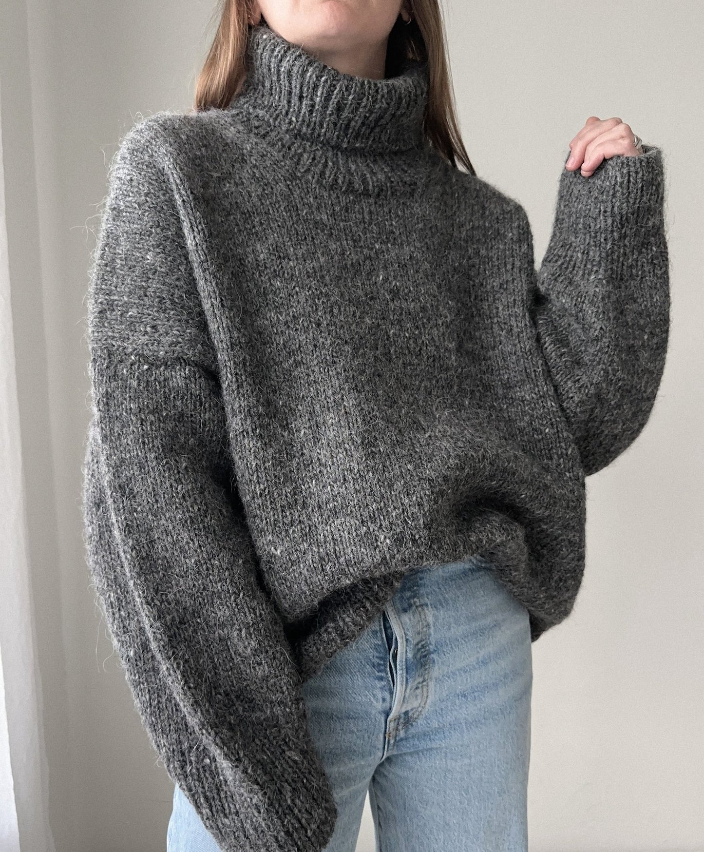 Oversized Sweater Knitting Pattern