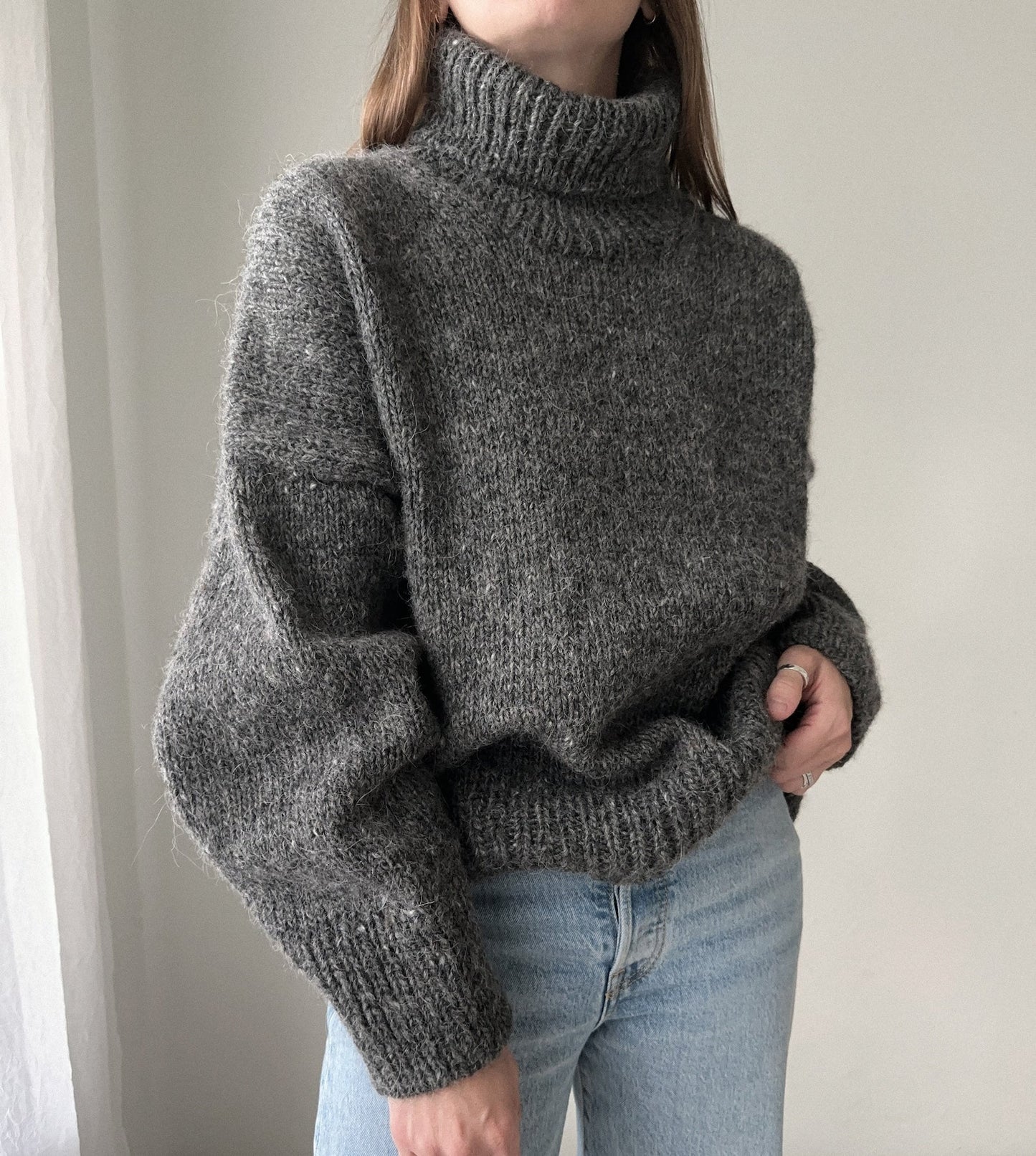 Oversized Sweater Knitting Pattern