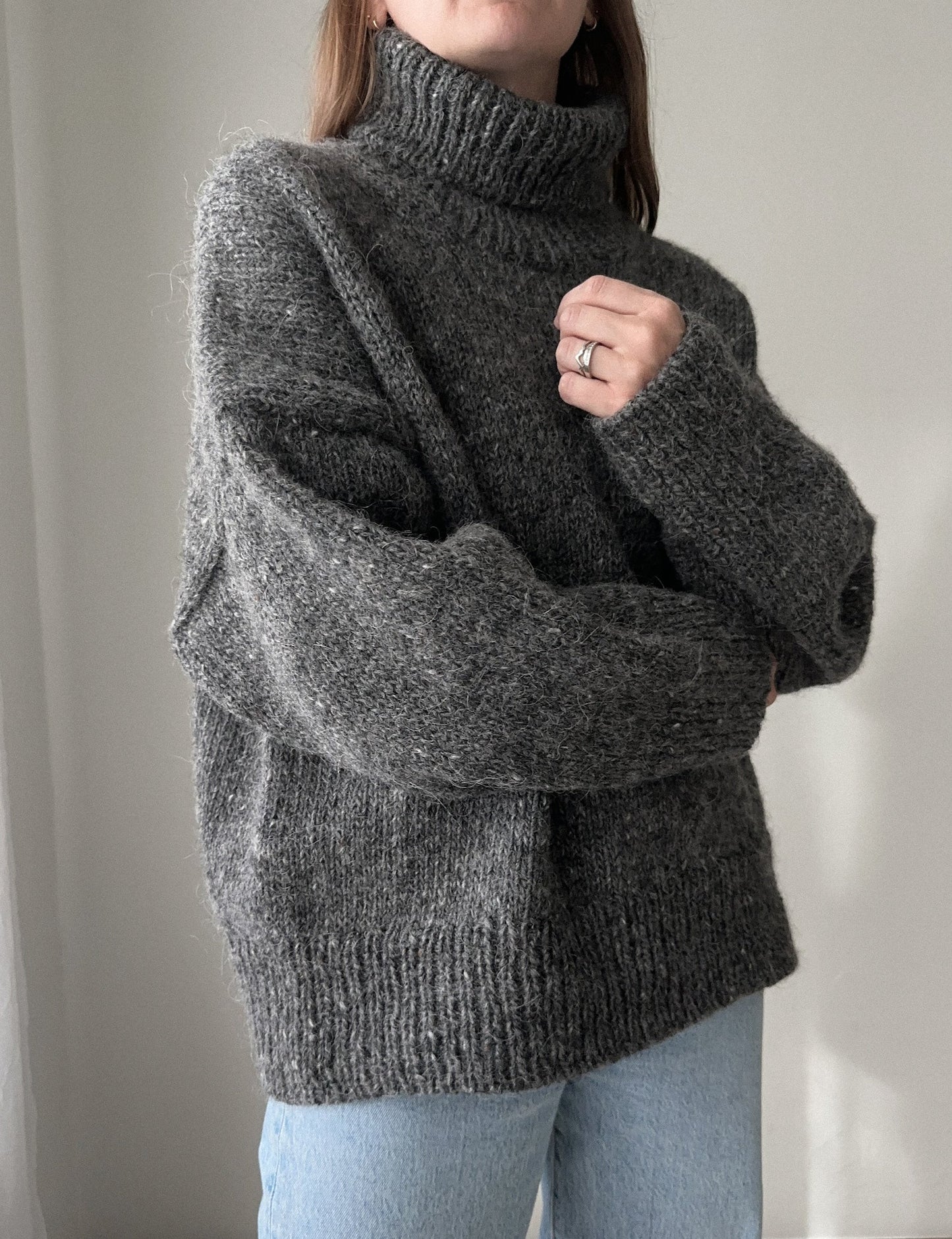 Oversized Sweater Knitting Pattern