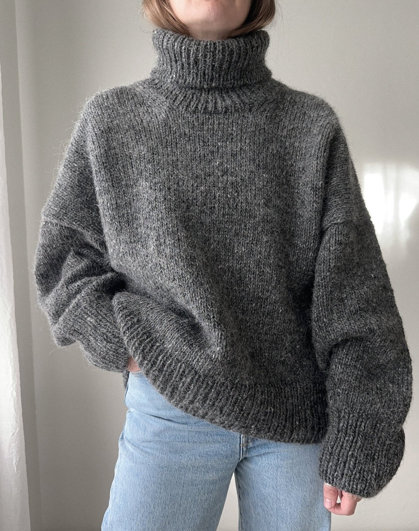 Oversized Sweater Knitting Pattern