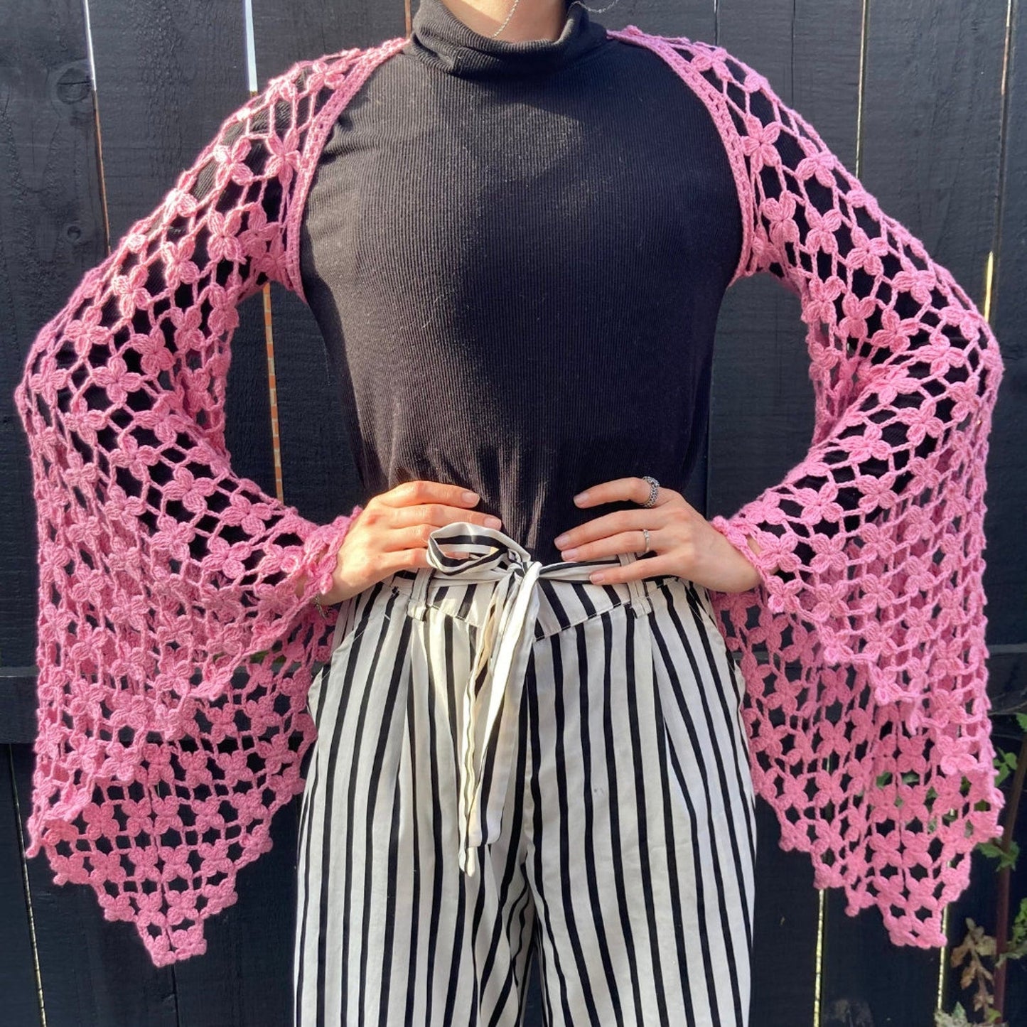 Flower Bolero Crochet Pattern