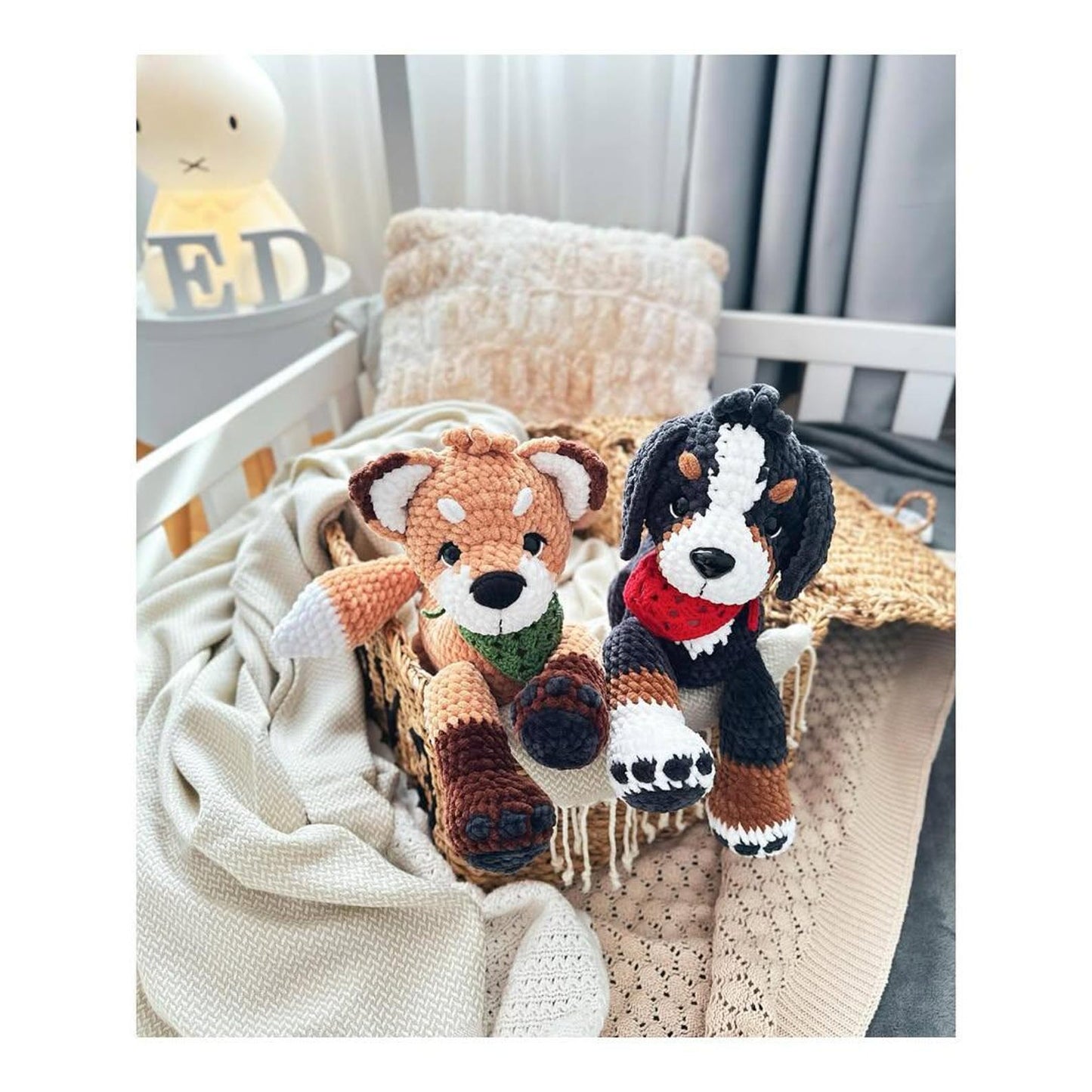 Bernese Mountain Dog Crochet Pattern