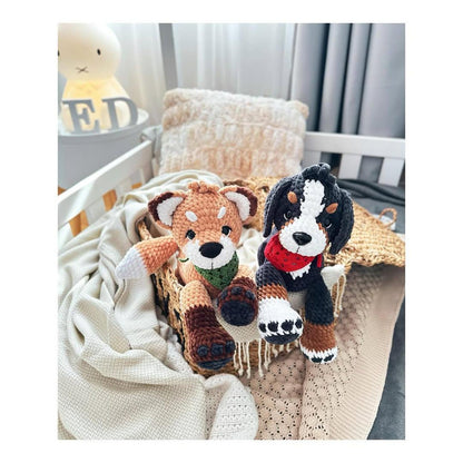 Bernese Mountain Dog Crochet Pattern