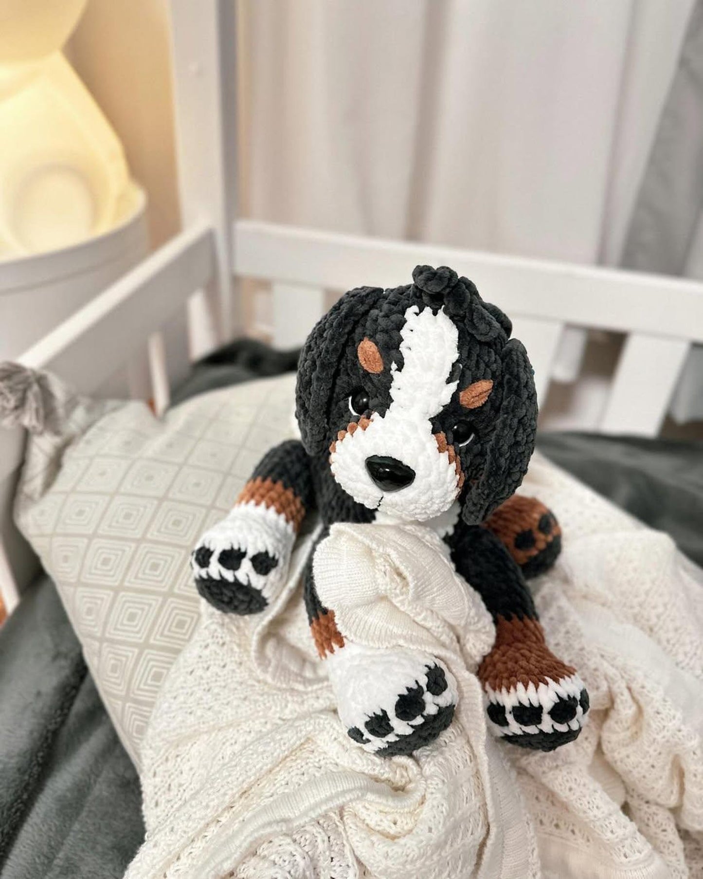 Bernese Mountain Dog Crochet Pattern