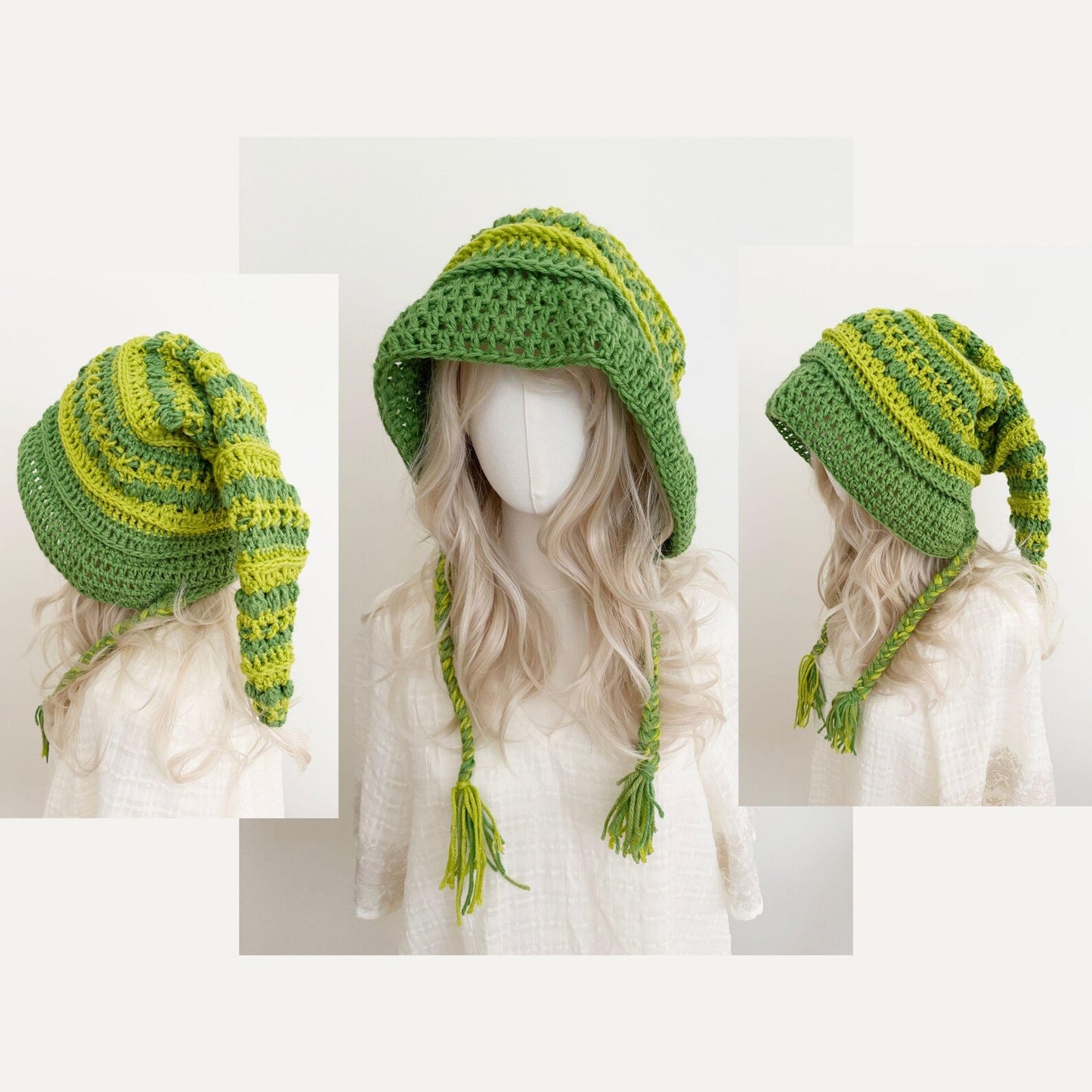 Pixie Hat Hoodie Crochet Pattern