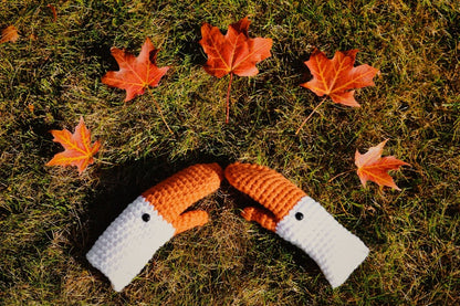 Goose Mittens Crochet Pattern