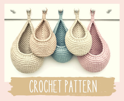 Teardrop Basket Crochet Pattern