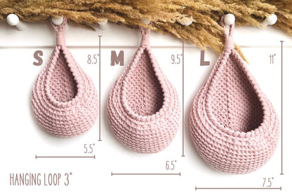 Teardrop Basket Crochet Pattern