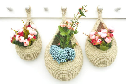 Teardrop Basket Crochet Pattern