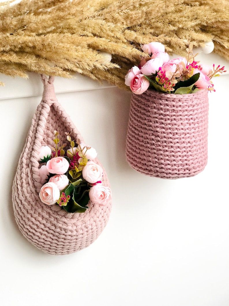 Teardrop Basket Crochet Pattern