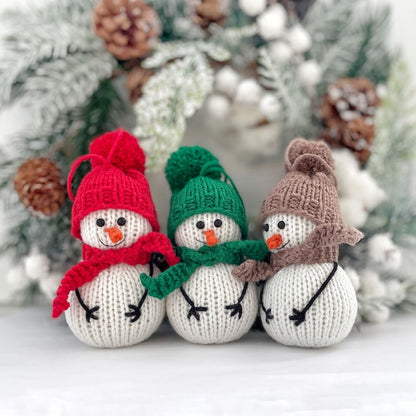 Snowman Knitting Pattern