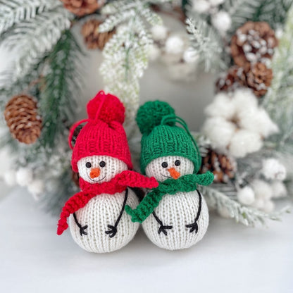 Snowman Knitting Pattern