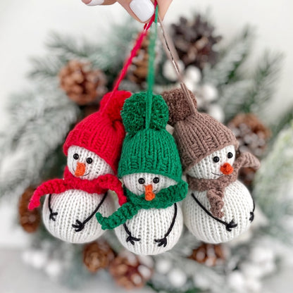 Snowman Knitting Pattern