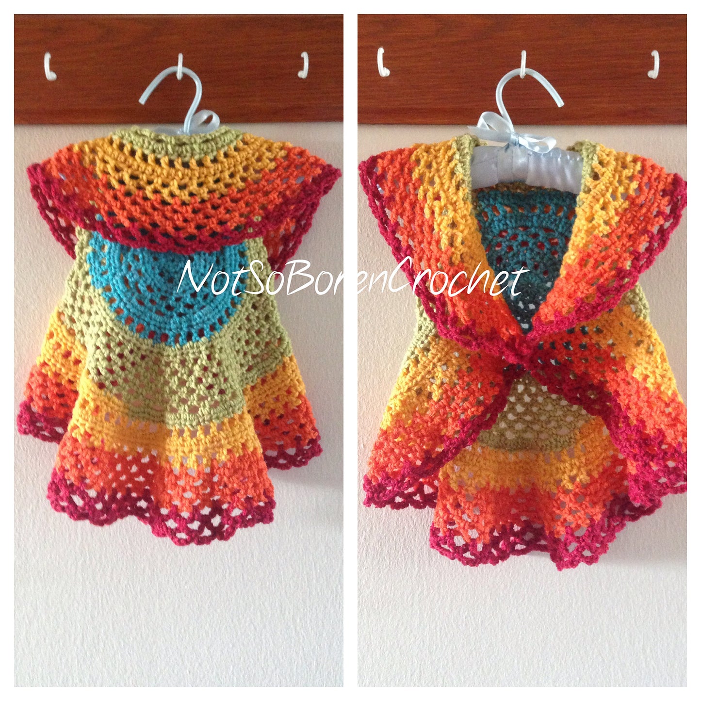 Ring Around the Rosie Vest Crochet Pattern